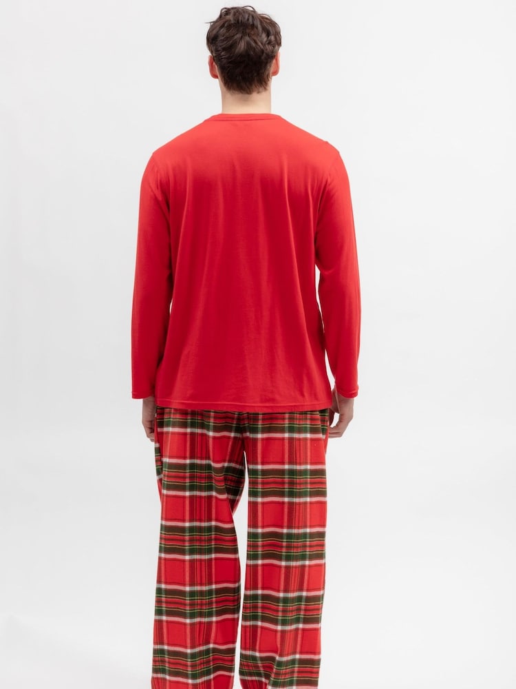 Punainen - Cyberjammies-jerseytoppi ja RuutuPyjama-Monipakkaus - Kuva 3 / 3 Punainen - Cyberjammies-jerseytoppi ja RuutuPyjama-Monipakkaus - Kuva 3 / 3
