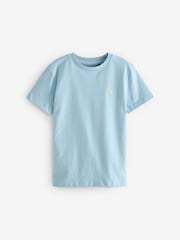 Multi Pastel 100% Cotton Short Sleeve Stag Embroidered T-Shirts 4 Pack (3-16yrs) - Image 2 of 7