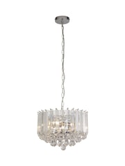 Searchlight Chrome Sweet 4Lt Pendant Ceiling Light - Image 2 of 4