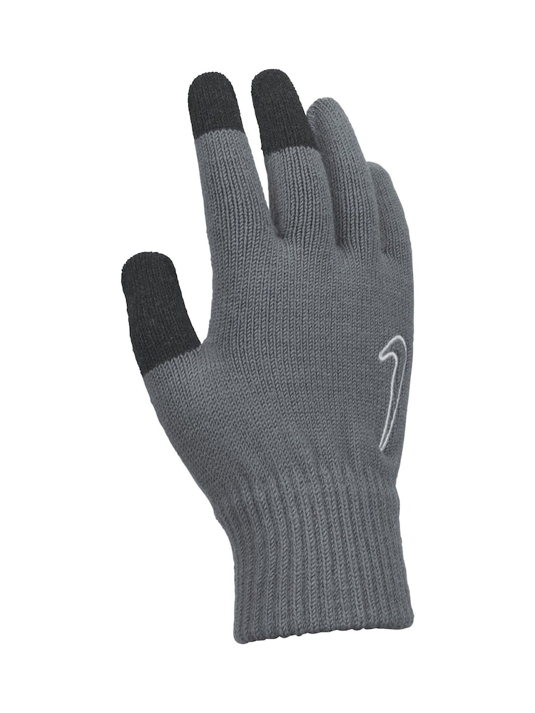 Nike Grey Kids Knitted Tech Grip 2.0 Gloves - Image 2 of 3