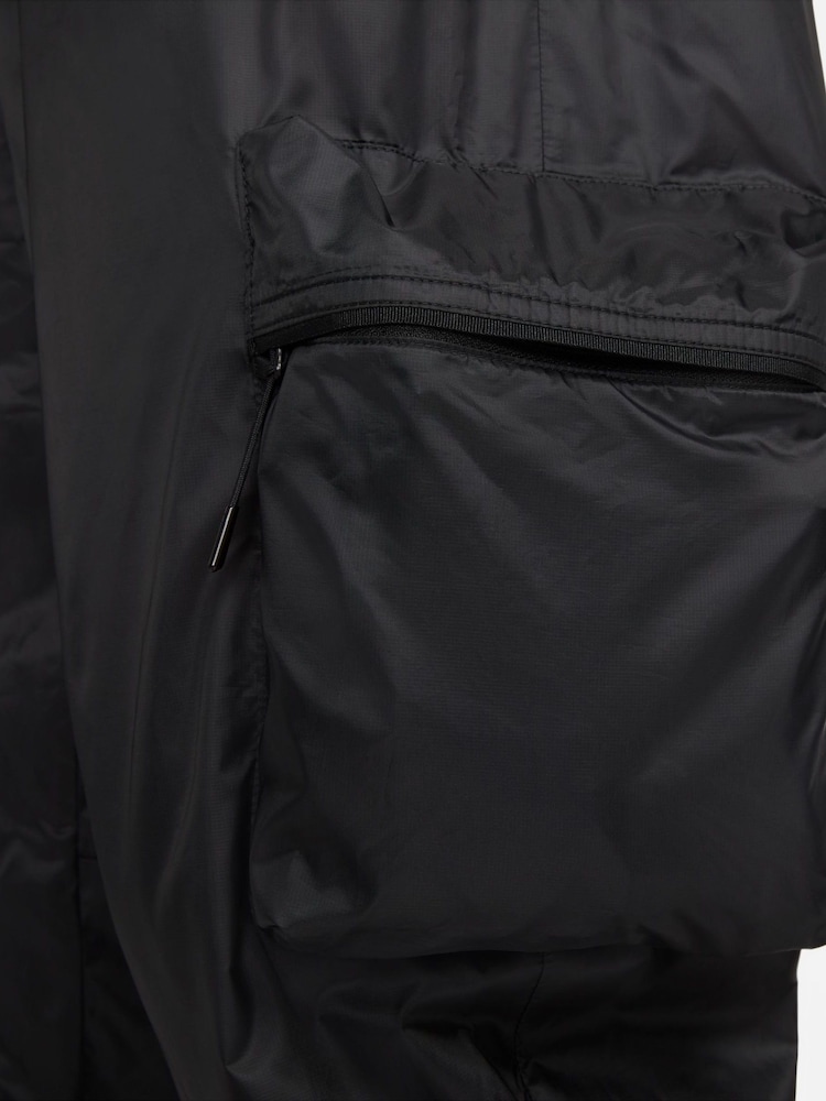 Nike Black Tech Lined Woven Joggers - Image 10 of 10