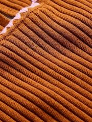 Boden Orange Crochet-Trim Knitted T-Shirt - Image 6 of 6