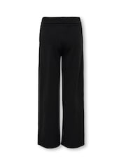 ONLY KIDS Black Wide Leg Stretchy Jersey Trousers - Image 3 of 4