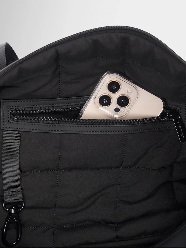 Sweaty Betty Black City Goer Weekender Bag - Image 6 of 6 Sweaty Betty Black City Goer Weekender Bag - Image 6 of 6