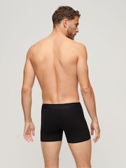 Superdry Black 100% Cotton Boxer Shorts 3 Packs - Image 2 of 4