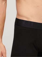 Superdry Black 100% Cotton Boxer Shorts 3 Packs - Image 3 of 4