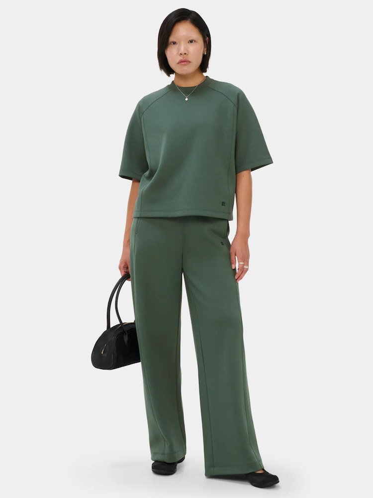 Sweaty Betty Свитшот из пике с вырезом под горло и короткими рукавами - Изображение 2 6