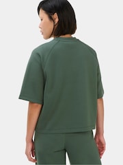 Sweaty Betty Свитшот из пике с вырезом под горло и короткими рукавами - Изображение 3 6
