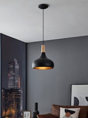 Eglo Black Sabinar Modern 1P20 Ceiling Light Pendant - Image 1 of 3