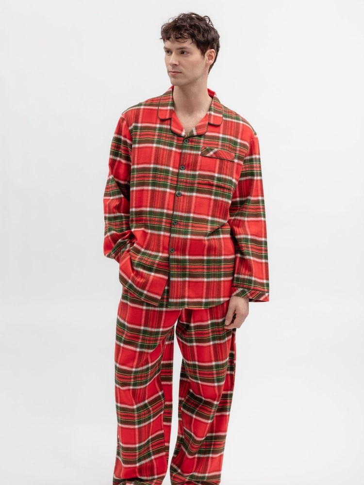 Cyberjammies Red Check Pyjamas Set - Image 3 of 3 Cyberjammies Red Check Pyjamas Set - Image 3 of 3