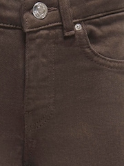 ONLY KIDS Brown Juicy Regular Waist Wide Leg Jeans With Comfort Stretch - Image 3 of 3