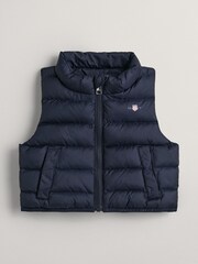 GANT Baby Shield Logo Puffer Gilet - Image 1 of 2