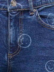 Only KIDS Juicy Regular Waist Flared Smiley Jeans med Comfort Stretch - Bild 5 av 5