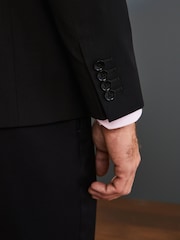 črna - Klasičen kroj - Signature Tollegno Italian Wool Suit jakna; suknjič - Slika 5 iz 8