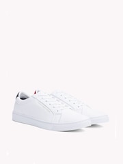 Tommy Hilfiger White Essential Venus Trainers - Image 1 of 6