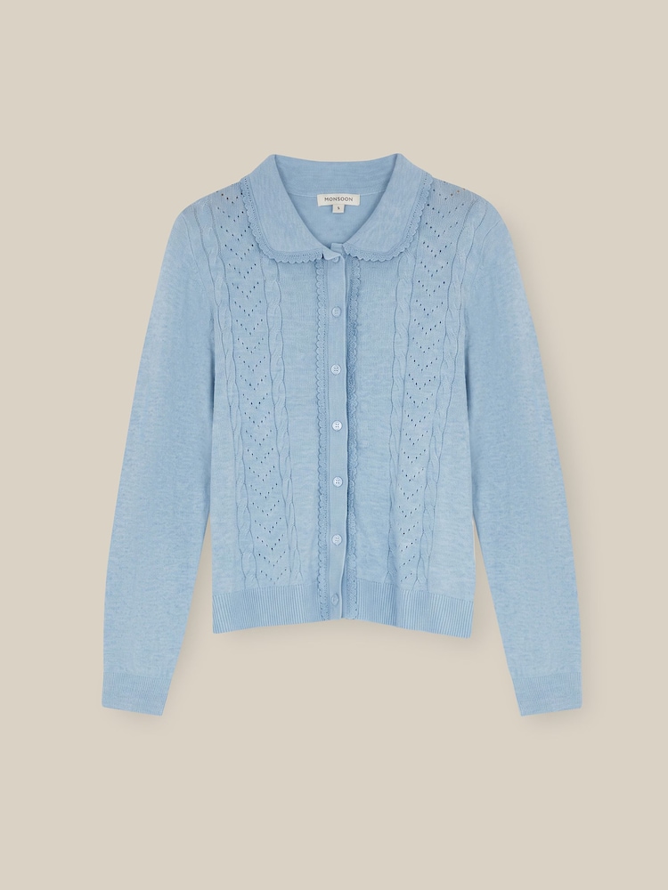 Monsoon Carey Cable Knit Cardigan - Bild 5 von 5 Monsoon Carey Cable Knit Cardigan - Bild 5 von 5