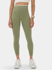Sweaty Betty Green 7/8 Length Power UltraSculpt Laser Cut Leggings - Image 2 of 6