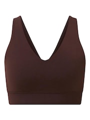 Sweaty Betty Brown Ultimate Studio Yoga Voop Bra - Image 5 of 6