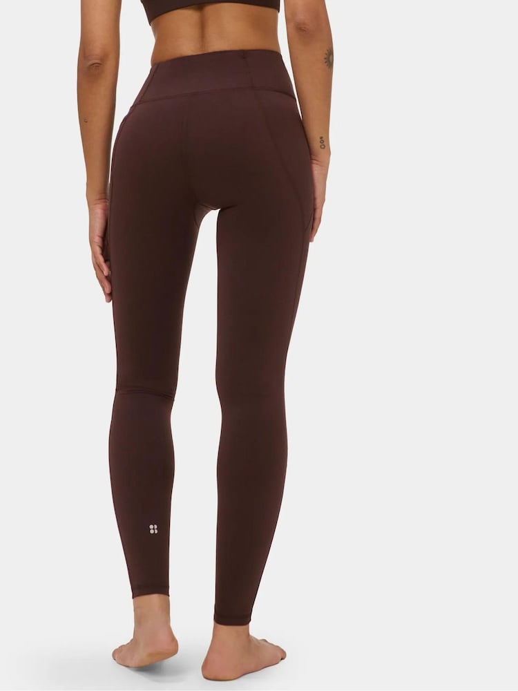 Sweaty Betty Espresso Brown 7/8 Length Ultimate Studio Leggings - Image 2 of 5 Sweaty Betty Espresso Brown 7/8 Length Ultimate Studio Leggings - Image 2 of 5