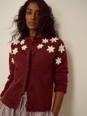 Monsoon Erin Floral Embroidered Cardigan - Image 1 de 4