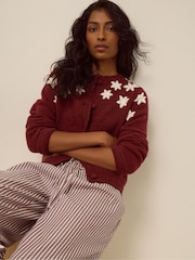 Monsoon Erin Floral Embroidered Cardigan - Image 3 de 4