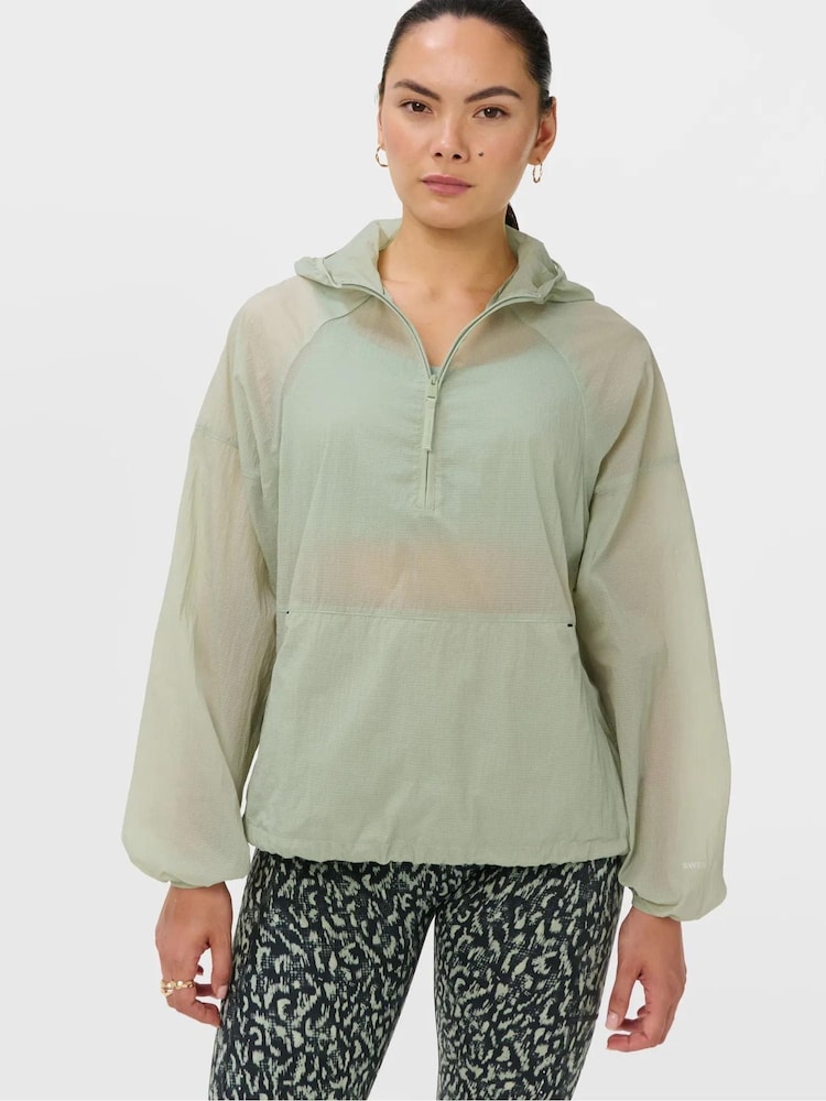 Sweaty Betty Vattentåliga Skir Popover Jackor - Bild 1 av 6