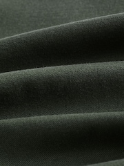 Forest Green Regular Fit Brushed Flannel Shirt - Image 7 of 7