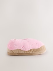 Pink 3D Donut Shoe Boot Slippers - Image 3 of 6