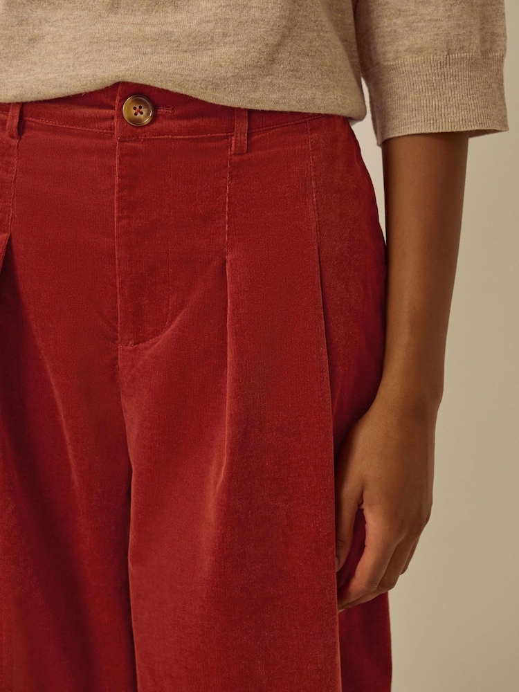 Monsoon Brown Mabel Corduroy Barrel Leg Trousers - Image 2 of 4 Monsoon Brown Mabel Corduroy Barrel Leg Trousers - Image 2 of 4