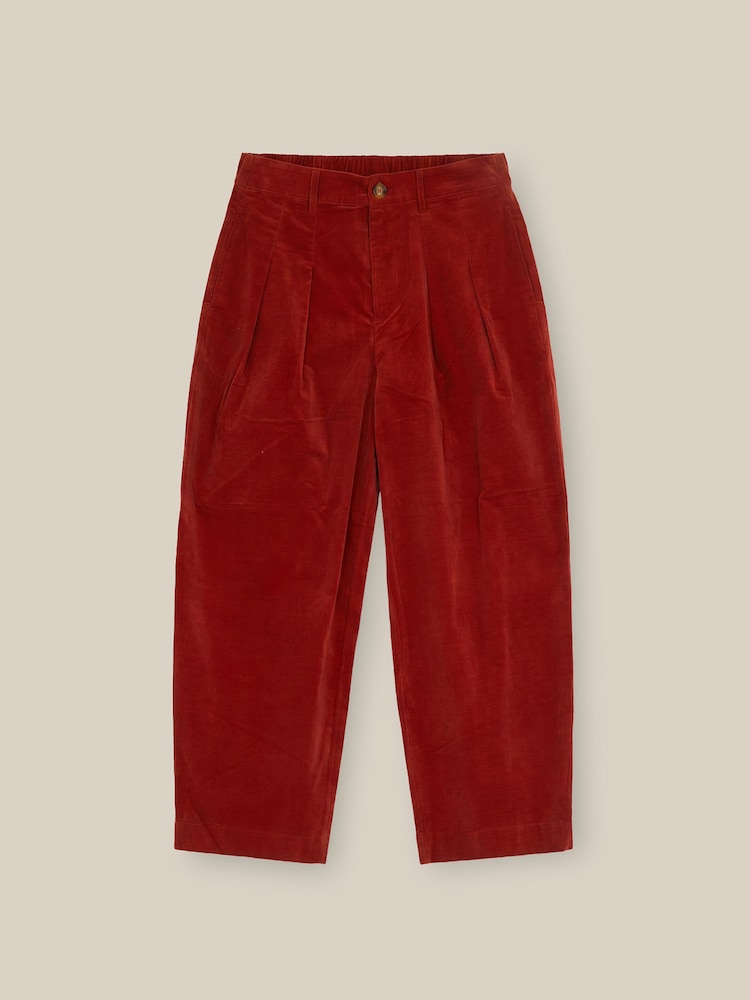 Monsoon Mabel pantalone Balon kroj od corduroy - Slika 6 od 6
