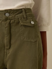 Monsoon Green Gina Wide Leg Jeans - Image 3 of 4