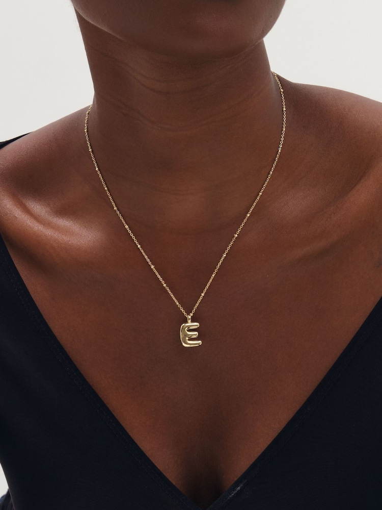 Inicio Bubble Initial Necklace - E - Attēls 1 no 2
