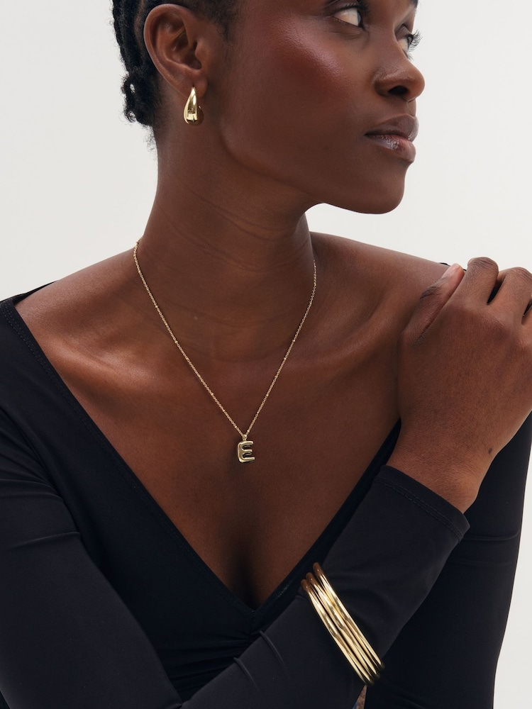 Inicio Bubble Initial Necklace - E - Attēls 2 no 2
