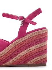 Moda in Pelle Pink Margaritaa Knot Detail Wedge - Image 4 of 4
