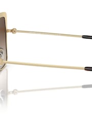 Michael Kors Gold Greenpoint Metal Framed Sunglasses - Image 5 of 5