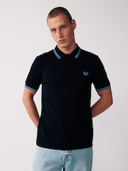 Fred Perry Mens Twin Tipped Polo Shirt - Image 1 of 4