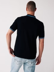 Fred Perry Mens Twin Tipped Polo Shirt - Image 2 of 4