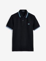 Fred Perry Mens Twin Tipped Polo Shirt - Image 4 of 4