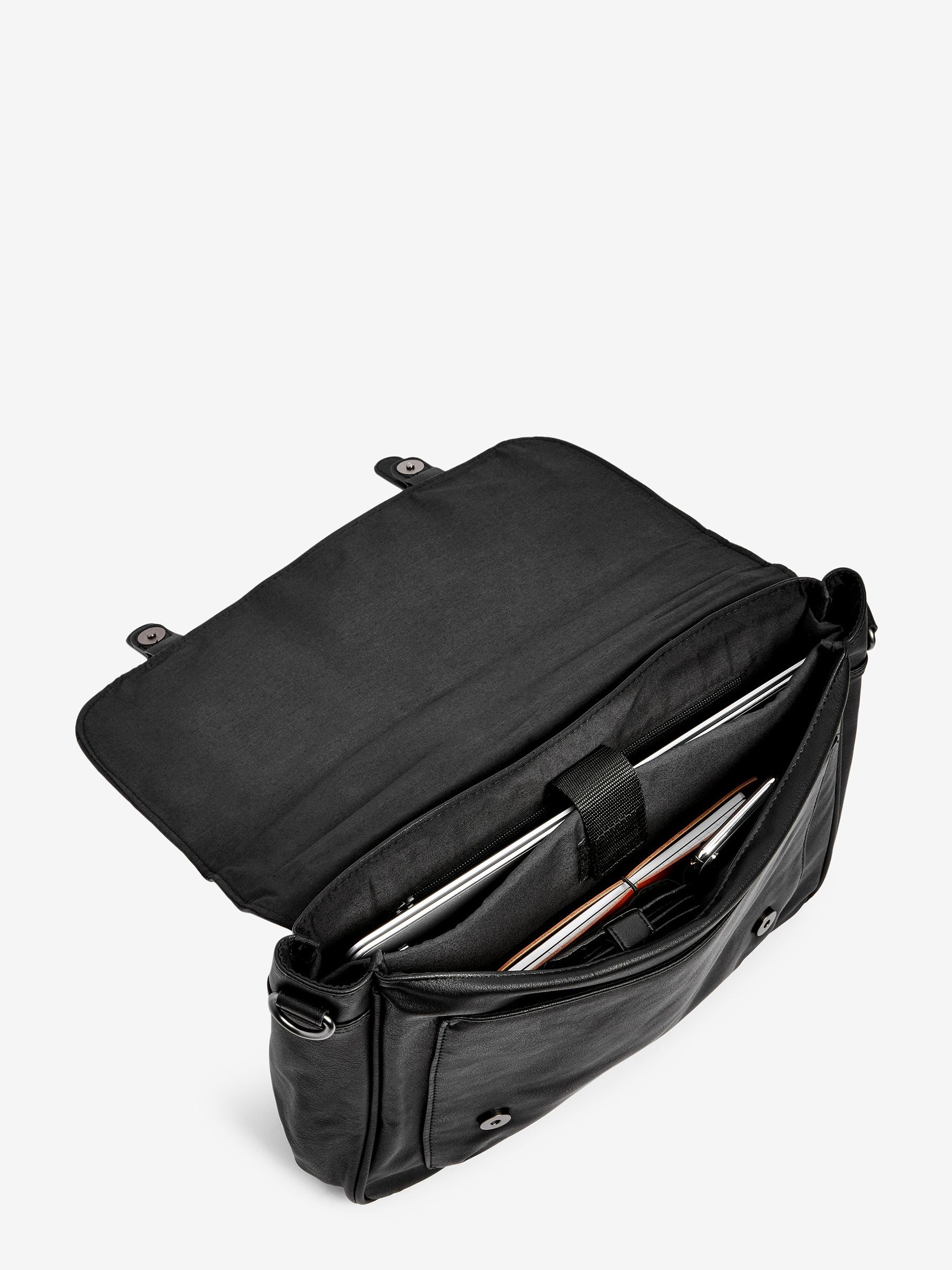 Black Briefcase Messenger