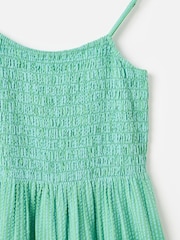 Oliver Bonas Green Striped Strappy Cropped Jumpsuit - Image 4 of 6
