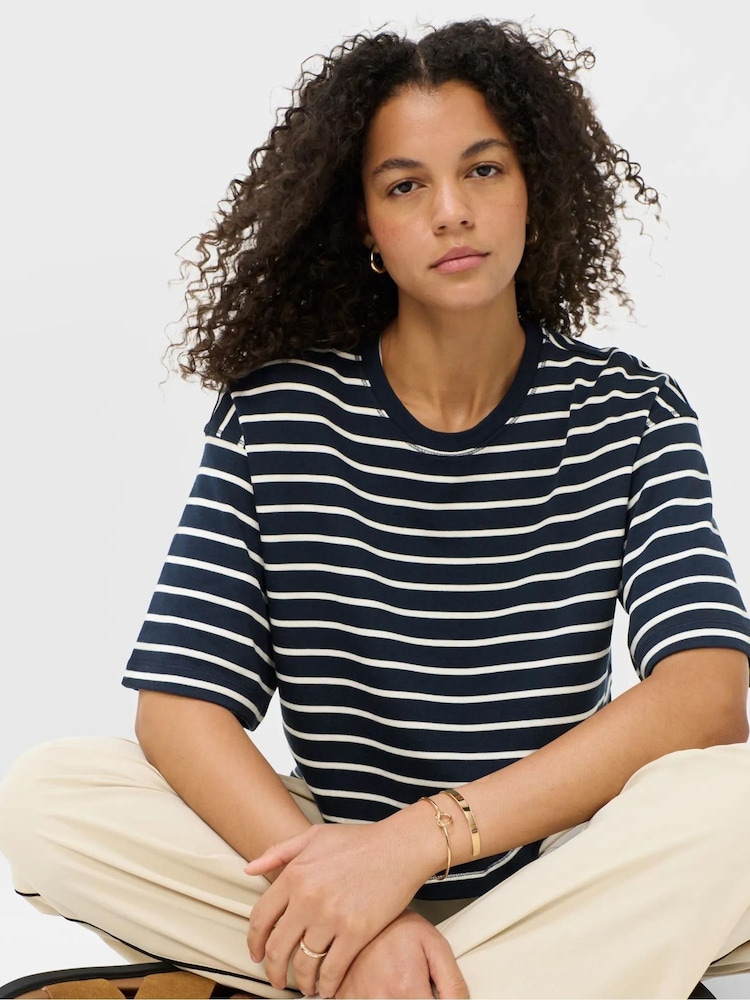 Sweaty Betty Blue After Class Short Sleeve Sweatshirt - Image 1 of 5