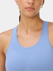 Sweaty Betty Blue Stamina Seamless Sports Bra - Image 3 of 6