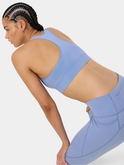 Sweaty Betty Blue Stamina Seamless Sports Bra - Image 5 of 6