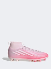 adidas Pink F50 Sparkfusion League Mid Cut Firm/Artificial Ground Football Boots - Image 1 of 9