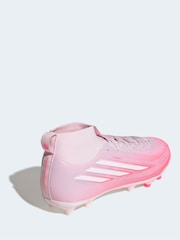 adidas Pink F50 Sparkfusion League Mid Cut Firm/Artificial Ground Football Boots - Image 4 of 9