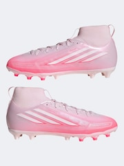 adidas Pink F50 Sparkfusion League Mid Cut Firm/Artificial Ground Football Boots - Image 5 of 9
