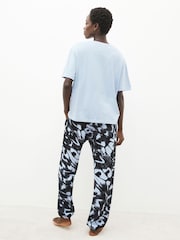 Blue Butterfly Cotton Short Sleeve Pyjamas - Image 3 of 8