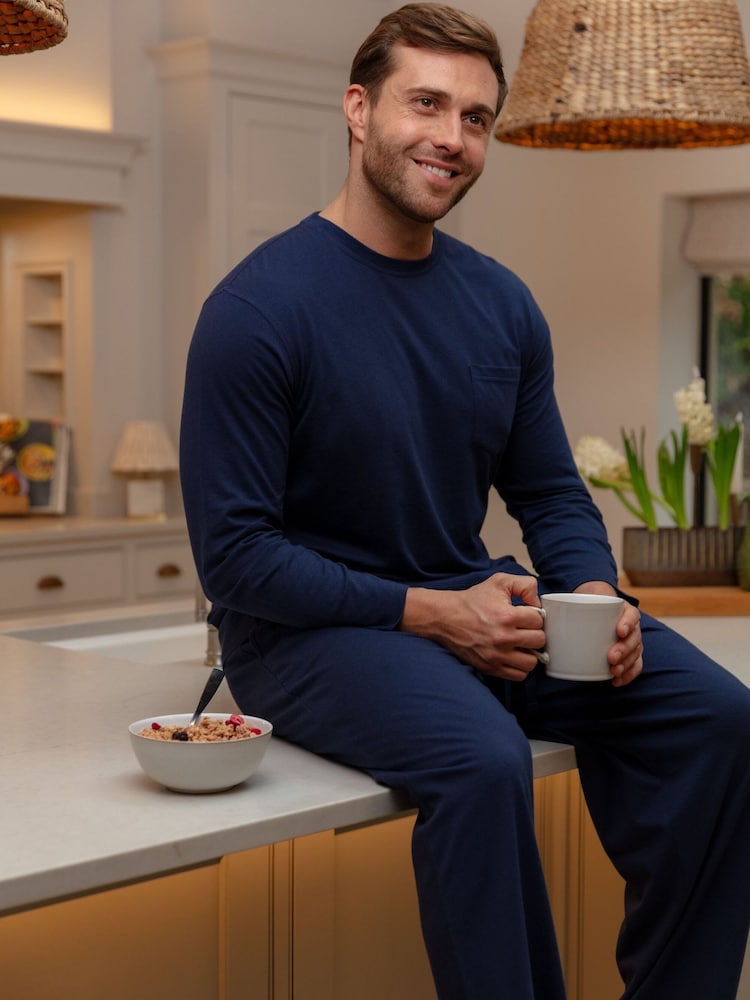Cyberjammies Blue Jersey Pyjamas Set - Image 1 of 4 Cyberjammies Blue Jersey Pyjamas Set - Image 1 of 4