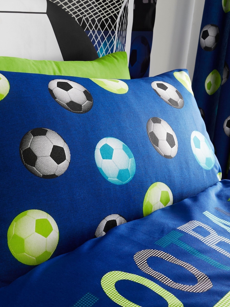 Catherine Lansfield – Bettbezug- und Kissenbezug-Set mit Fußballmotiv - Bild 2 von 3 Catherine Lansfield – Bettbezug- und Kissenbezug-Set mit Fußballmotiv - Bild 2 von 3