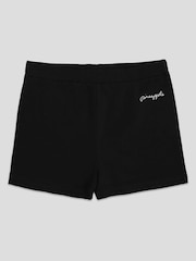 Pineapple Black Jersey Hotpant Shorts - Image 5 of 5